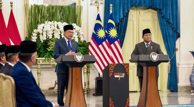 Foto: Kunjungan Perdana Menteri Malaysia, Yang Mulia Dato’ Seri Anwar Ibrahim (Dok. instagram/@presidenrepublikindonesia)