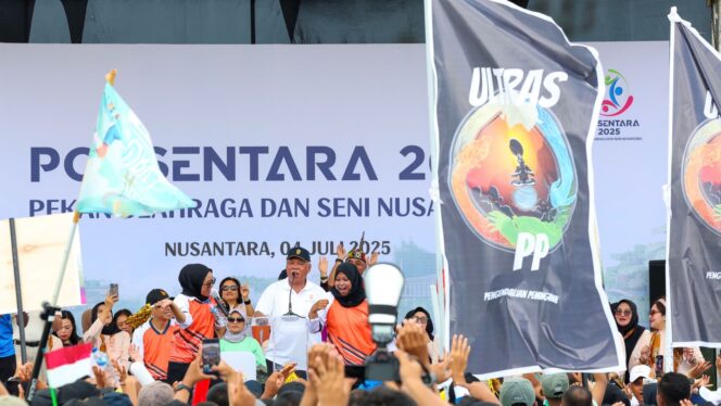 
					Foto: Kegiatan Pekan Olahraga dan Seni Nusantara (Porsentara) 2025 oleh OIKN (Dok. Humas OIKN)