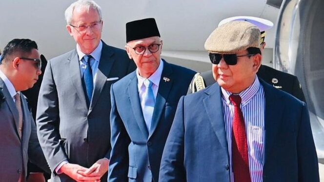 
					Foto: Presiden Republik Indonesia Prabowo Subianto tiba di Bandar Udara Brussel (Dok. instagram/@sekretariat.kabinet)