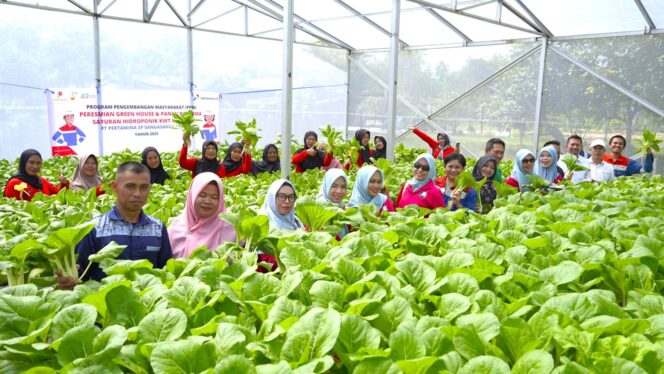 
					Foto: Peresmian Green House Hidroponik oleh PT Pertamina EP (PEP) Sangasanga Field  (Dok. Istimewa)