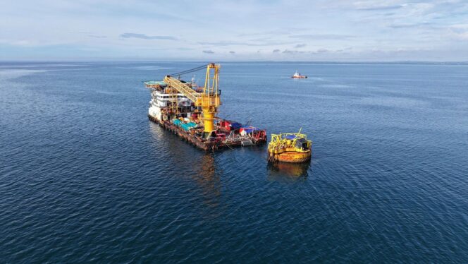 
					Foto: Fasilitas Single Point Mooring (SPM)  (Dok. PHKT)