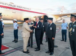 Foto: Kedatangan Presiden RI, Prabowo Subianto di Pangkalan Angkatan Udara Galeão, Rio de Janeiro, Brasil (Dok. instagram/@Prabowo)