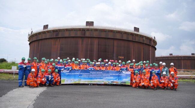 Foto: PT Pertamina Hulu Mahakam (PHM) menerima kunjungan kerja Direktur Pengembangan dan Produksi PT Pertamina Hulu Energi (PHE) yang baru, Mery Luciawaty (Dok. PHM)