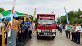 Foto : Peresmian pelabuhan Buluminung, (Dok : CahayaBorneo/AJI)