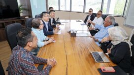 Foto: Otorita IKN menerima kunjungan PT Intiland Development Tbk untuk menindaklanjuti rencana pembangunan 109 unit rumah tapak. (DOK. Humas OIKN)