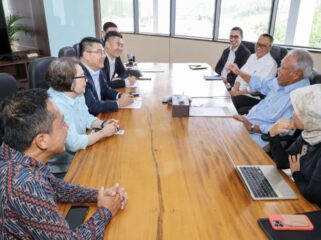 Foto: Otorita IKN menerima kunjungan PT Intiland Development Tbk untuk menindaklanjuti rencana pembangunan 109 unit rumah tapak. (DOK. Humas OIKN)
