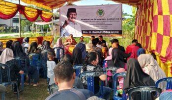 Foto: Reses yang digelar oleh anggota DPRD Provinsi Kaltim, Baharuddin Muin (Dok: CahayaBorneo/AJI)