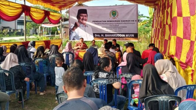 
					Foto: Reses yang digelar oleh anggota DPRD Provinsi Kaltim, Baharuddin Muin (Dok: CahayaBorneo/AJI)