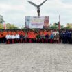 Foto: Kegiatan menguji kesiapan dalam penanggulangan bencana. (Dok: CahayaBorneo/AJI)
