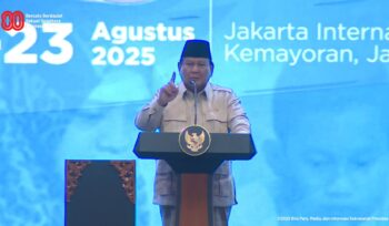 Foto: Presiden Republik Indonesia, Prabowo Subianto (Dok. Youtube/@SekretariatPresiden)