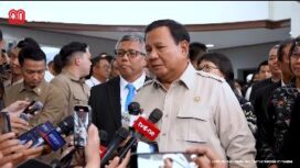 Foto: Tangkapan layer Keterangan Pers Presiden Prabowo Usai Hadiri KSTI Indonesia 2025 (Dok. Youtube/@SekretariatPresiden)