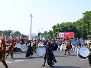 Foto: Kirab Bendera Pusaka dalam peringatan HUT ke-80 Kemerdekaan Republik Indonesia, pada Minggu, 17 Agustus 2025 (Dok. BPMI Setpres/Muchlis Jr )