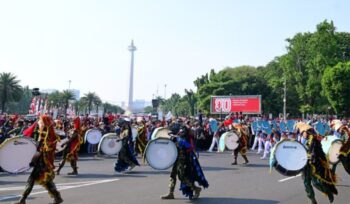 Foto: Kirab Bendera Pusaka dalam peringatan HUT ke-80 Kemerdekaan Republik Indonesia, pada Minggu, 17 Agustus 2025 (Dok. BPMI Setpres/Muchlis Jr )