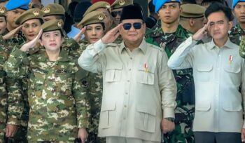 Foto: Ketua DPR RI, Puan Maharani, menghadiri Upacara Gelar Pasukan Operasional dan Kehormatan Militer TNI 2025 yang digelar di Pusat Pendidikan Kopassus (Dok. Instagram/@puanmaharaniri)