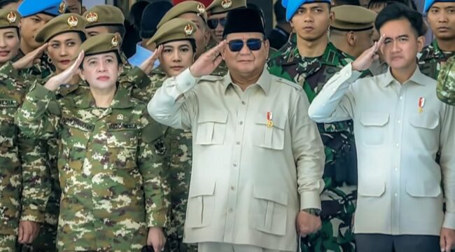 Foto: Ketua DPR RI, Puan Maharani, menghadiri Upacara Gelar Pasukan Operasional dan Kehormatan Militer TNI 2025 yang digelar di Pusat Pendidikan Kopassus (Dok. Instagram/@puanmaharaniri)