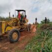 Foto: Perbaikan lapangan kantor Desa Bangun Mulya (Dok: Istimewa)