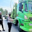 Foto: Satlantas Polres Penajam Paser Utara (PPU) bersama instansi terkait menggelar pemeriksaan kendaraan (Dok. Polres PPU)