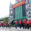 Foto: Latihan Paskibra  SMA dan SMK Kartika V-1 Balikpapan (Dok. Pendam VI/Mlw)