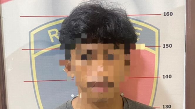 
					Foto: Pelaku berinisial NASP (Dok. Polres PPU)