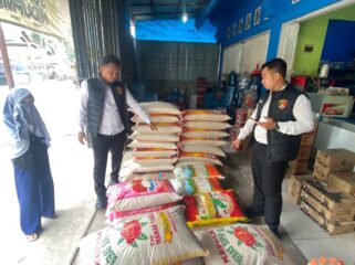 Foto: pengecekan menyeluruh ke sejumlah toko ritel modern, warung tradisional, hingga Rumah Pangan Kita (RPK) yang menjadi mitra Perum Bulog (Dok. Polres PPU)