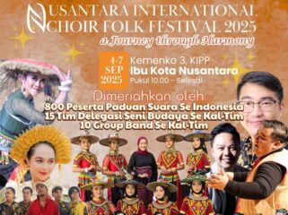 Foto: Poster Nusantara International Choir Folk Festival (NICFF) 2025  (Dok. Istimewa)