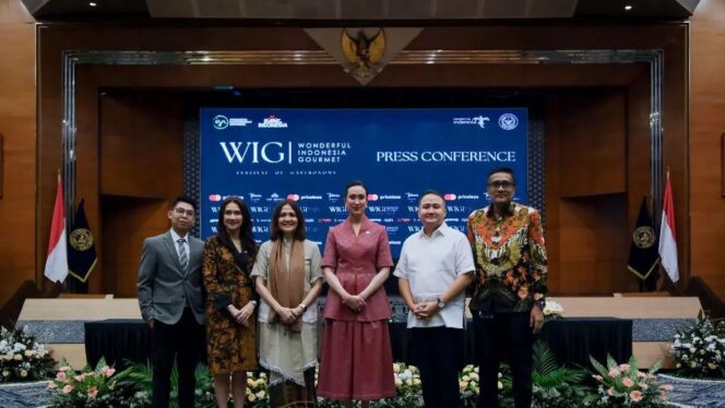 
					Foto: Peluncuran Wonderful Indonesia Gourmet, program unggulan Kementerian Pariwisata yang fokus mengembangkan wisata gastronomi Indonesia. (Dok. Kemenpar RI)