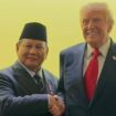 Foto: Presiden Prabowo Subianto bersalaman dengan Presiden Amerika Serikat Donald Trump (Dok. Instagram/@prabowo)