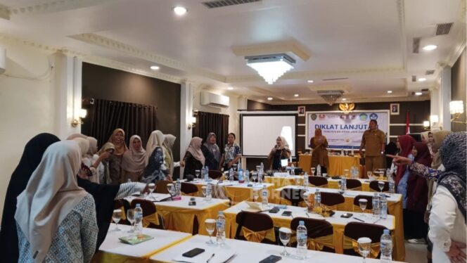 
					Foto: Kegiatan pelatihan lanjutan bagi para guru Pendidikan Anak Usia Dini (PAUD). (Dok: CahayaBorneo/AJI)