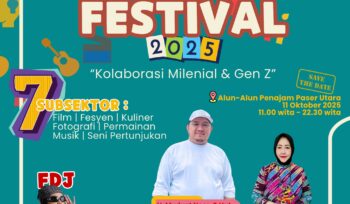 Foto : Poster Ekraf Festival 2025 (Dok. Istimewa)