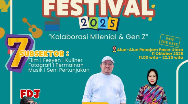 Foto : Poster Ekraf Festival 2025 (Dok. Istimewa)