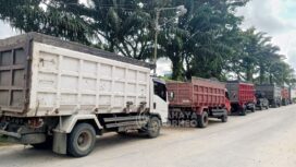 Foto: Truk yang telah diamankan oleh Polres PPU (Dok: CahayaBorneo/AJI)