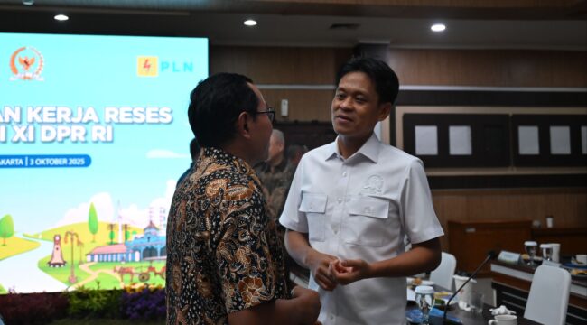 Foto: Anggota Komisi XI DPR RI Didik Haryadi saat Kunjungan Kerja Komisi XI DPRI ke PT PLN UP3 Surakarta di Kota Solo, Provinsi Jawa Tengah, Jumat (3/10/2025) (Dok. DPR RI)