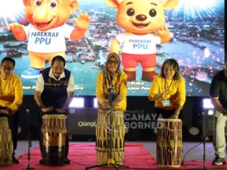 Foto : kegiatan festival kolaborasi milenial dan Gen Z 2025 yang diselenggarakan oleh Ekraf PPU, (Dok: CahayaBorneo/AJI)