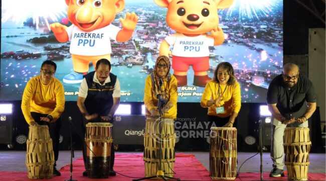 Foto : kegiatan festival kolaborasi milenial dan Gen Z 2025 yang diselenggarakan oleh Ekraf PPU, (Dok: CahayaBorneo/AJI)