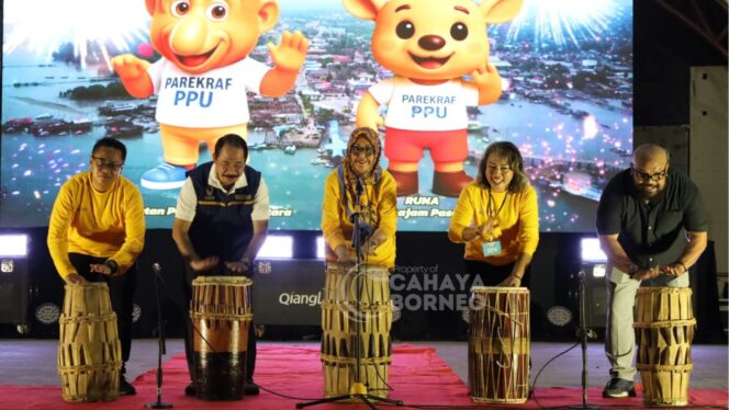 
					Foto : kegiatan festival kolaborasi milenial dan Gen Z 2025 yang diselenggarakan oleh Ekraf PPU, (Dok: CahayaBorneo/AJI)