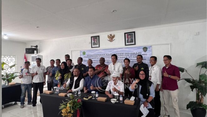 
					Foto: Pelantikan Perpani PPU masa periode 2025–2029 (Dok: CahayaBorneo/AJI)