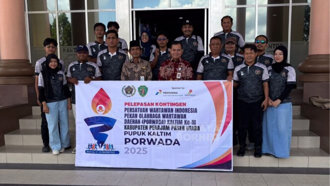 
					Foto: Pelepasan Pekan Olahraga Wartawan Daerah (Porwada) Kalimantan Timur (Kaltim) III oleh Wartawan PPU (Dok: CahayaBorneo/AJI)