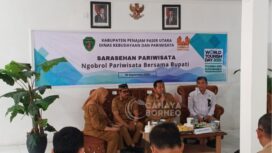 Foto: Suasana dialog antara Bupati PPU Mudyat Noor dan para pelaku pariwisata dalam kegiatan Sarasehan 
