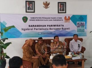 Foto: Suasana dialog antara Bupati PPU Mudyat Noor dan para pelaku pariwisata dalam kegiatan Sarasehan 