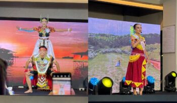 Foto: ara finalis Duta Wisata dan Putri Pariwisata Kalimantan Timur 2025 menampilkan bakat terbaik mereka dalam Malam Unjuk Bakat di Hotel Swiss-Belhotel Samarinda (Dok. Instagram/@dinaspariwisatakaltim)