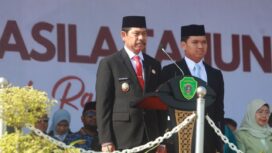 Wakil Bupati PPU Abdul Waris Muin memimpin upacara Hari Kesaktian Pancasila di Kantor Bupati PPU, Rabu (1/10/2025). (Dok: Humas PPU)