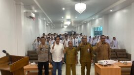 Foto: Suasana kegiatan Sosialisasi Pembentukan Paskibraka Kalimantan Timur Tahun 2025 yang diikuti 100 pelajar tingkat SLTA se-Kabupaten Penajam Paser Utara. (Dok. Polres PPU)