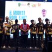Foto: Bupati Penajam Paser Utara  Mudyat Noor secara resmi menutup Kite Festival 2 Tahun 2025 di Pantai Nusantara Baru, Sabtu (19/10/2025) malam. (Dok. Humas PPU)