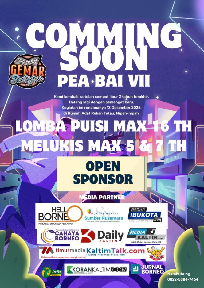 Foto: Poster PEA BAI ke-7 (Dok. Istimewa)