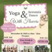 Foto: Poster Yoga & Aeromix Dance with Flowers (Dok. Istimewa)