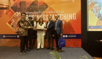 Foto: Perwakilan Indonesia dan pelaku industri pariwisata mengikuti sesi business matching dengan mitra India di New Delhi, Selasa (18/11/2025). (Dok. Kemenpar RI)