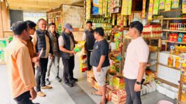 Foto: Satgas Pangan Polres PPU melakukan pengecekan harga beras di pasar Tradisional. (DOK. Polres PPU)