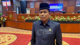 Foto: Ketua DPRD PPU, Raup Muin, saat rapat paripurna tahun 2025 (Dok: CahayaBorneo/AJI)