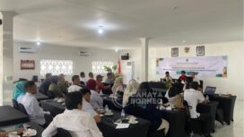 Foto: Forum Konsultasi Publik (FKP) di Kafe Ozhien, Kelurahan Nipah-Nipah, Kecamatan Penajam, Kabupaten PPU. (Dok: CahayaBorneo/AJI)