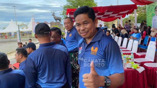 
					Foto: Ketua DPRD PPU, Raup Muin, saat pembukaan POPDA 2025. Dok: CahayaBorneo/AJI.